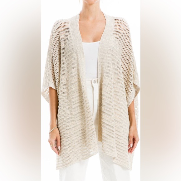 Max Studio Sweaters - NWT Max Studio London Open Weave Cardigan